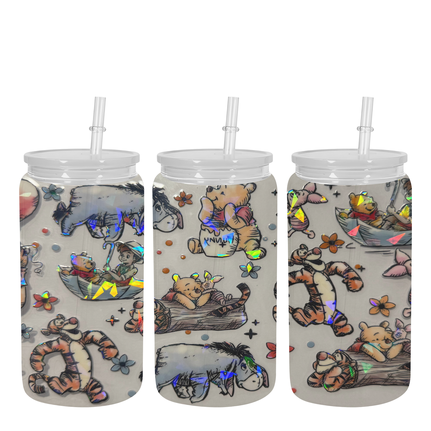 HOLOGRAPHIC HONEY BEAR DECAL 7