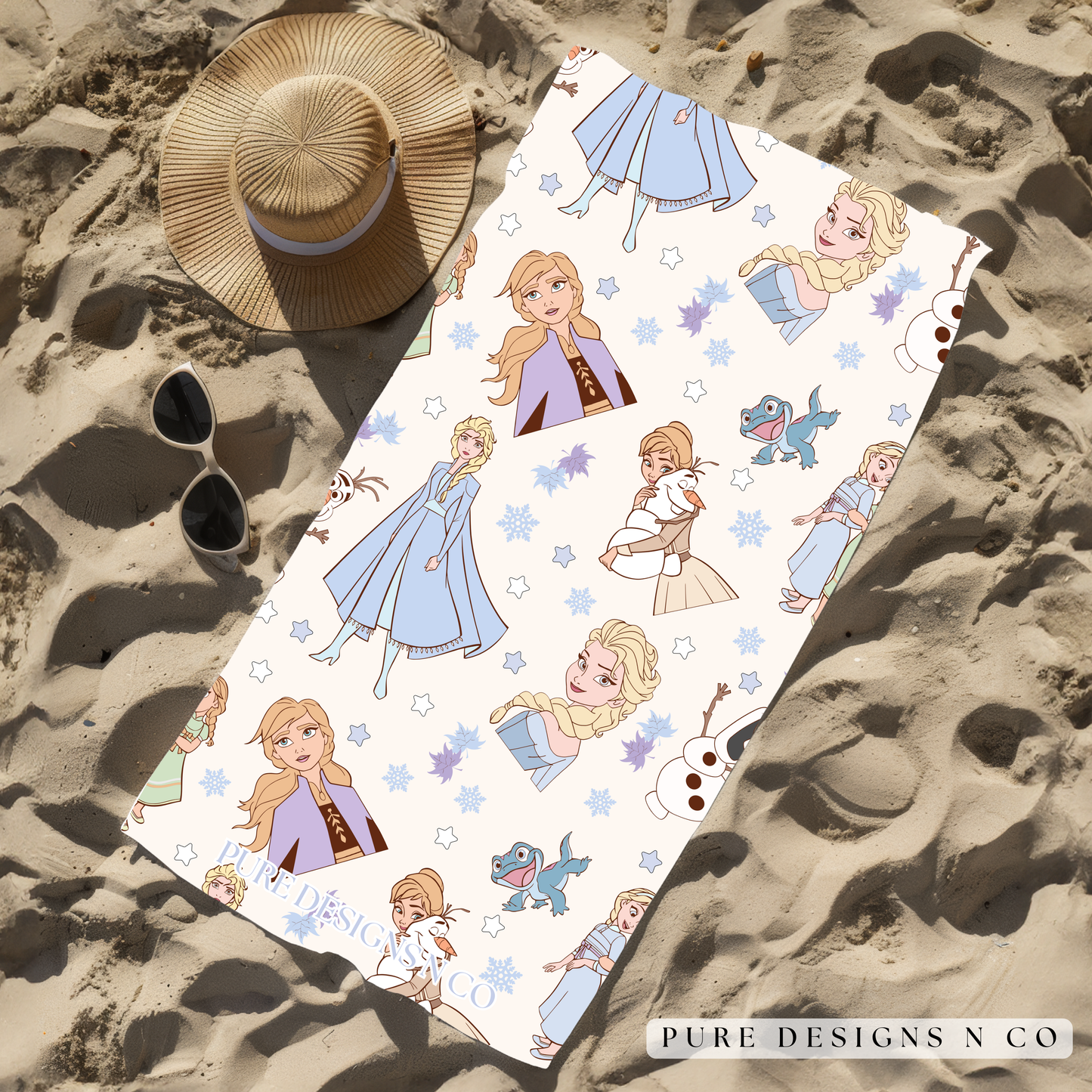 PRE ORDER FROZEN BEACH TOWEL