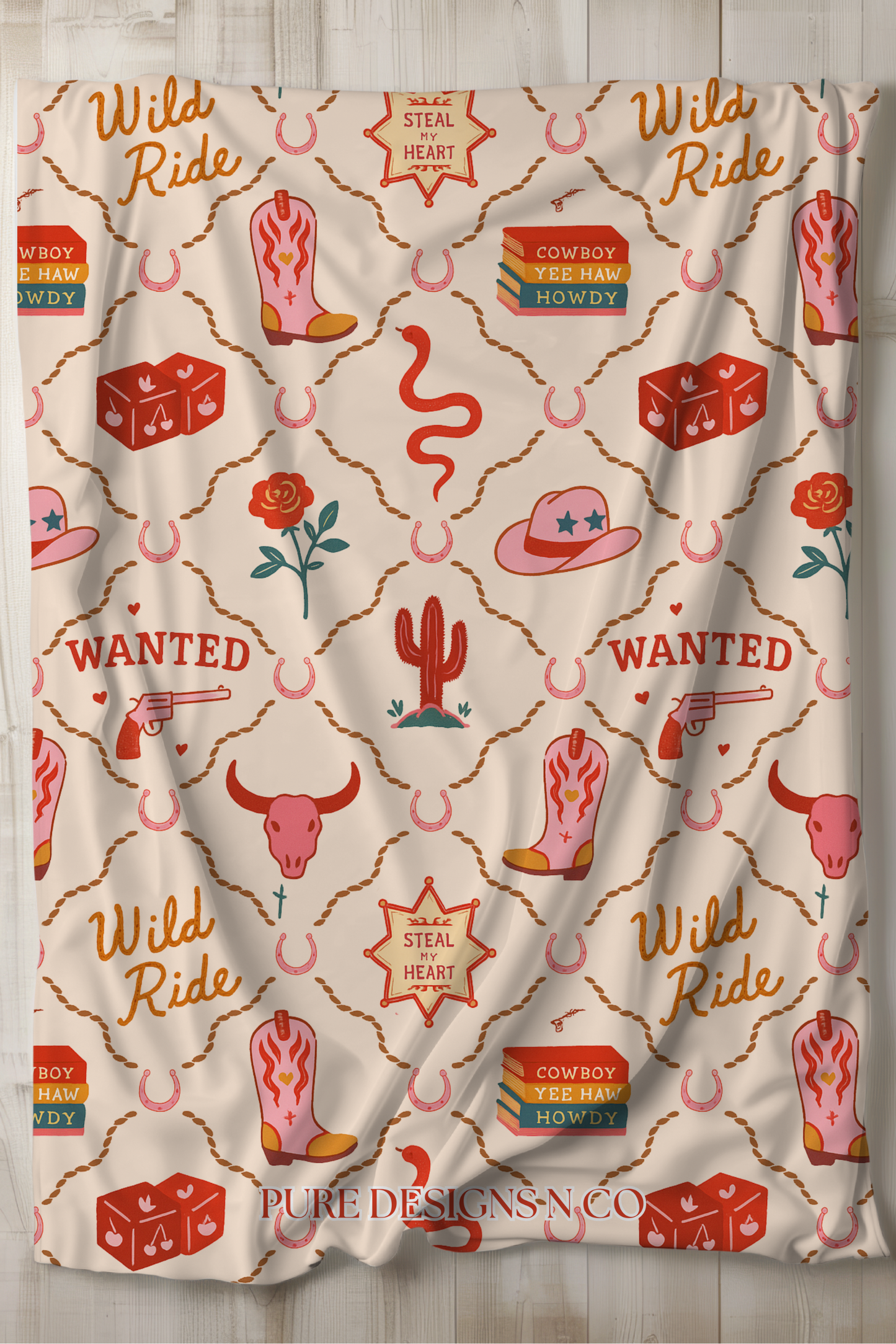 PRE ORDER - LARGE EXCLUSIVE COUNTRY WANTED BLANKET