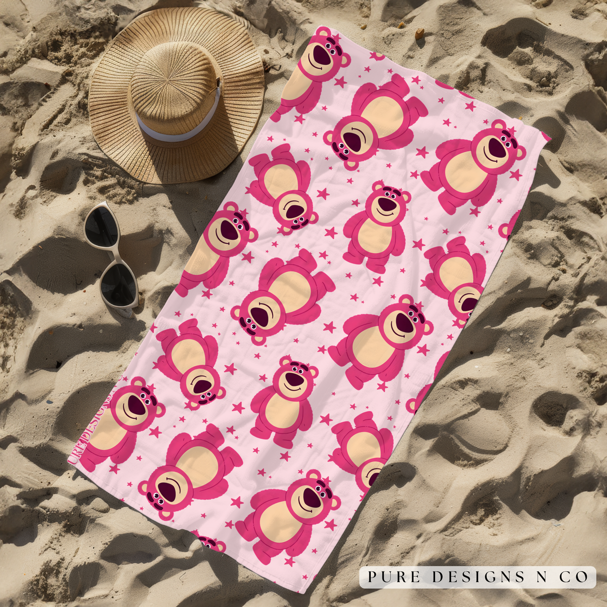PRE ORDER - STRAWBERRY BEAR TOWEL