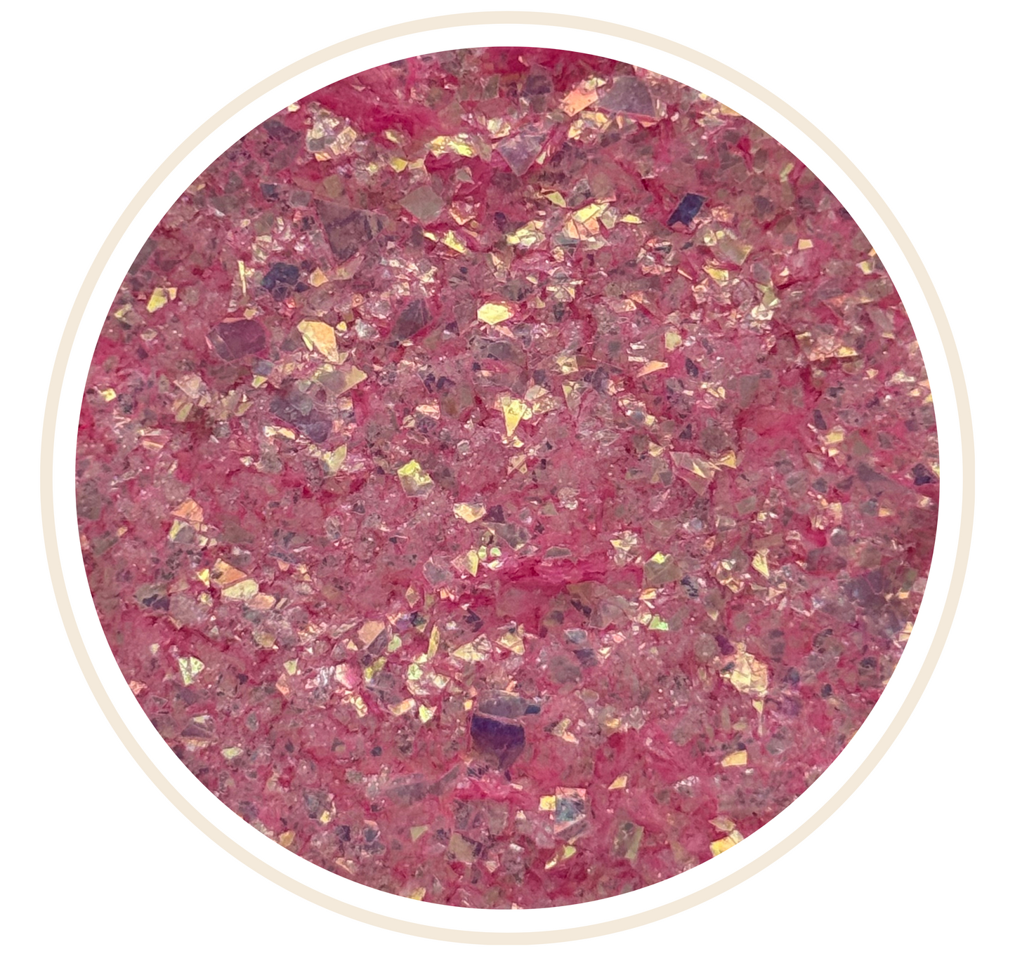 LIGHT PINK FLUFFY GLITTER