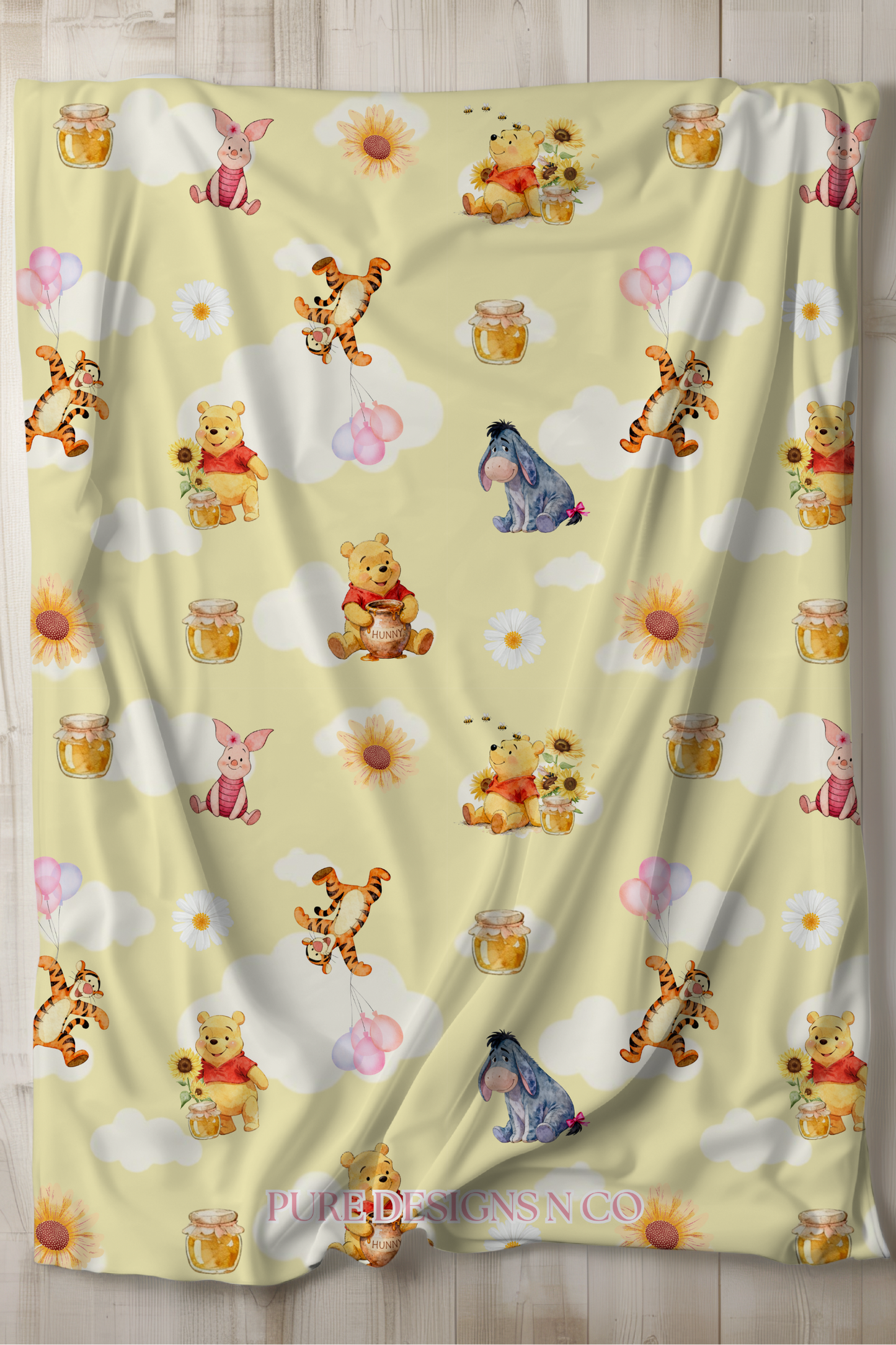 READY TO SHIP - LARGE HONEY CLOUDS BLANKET