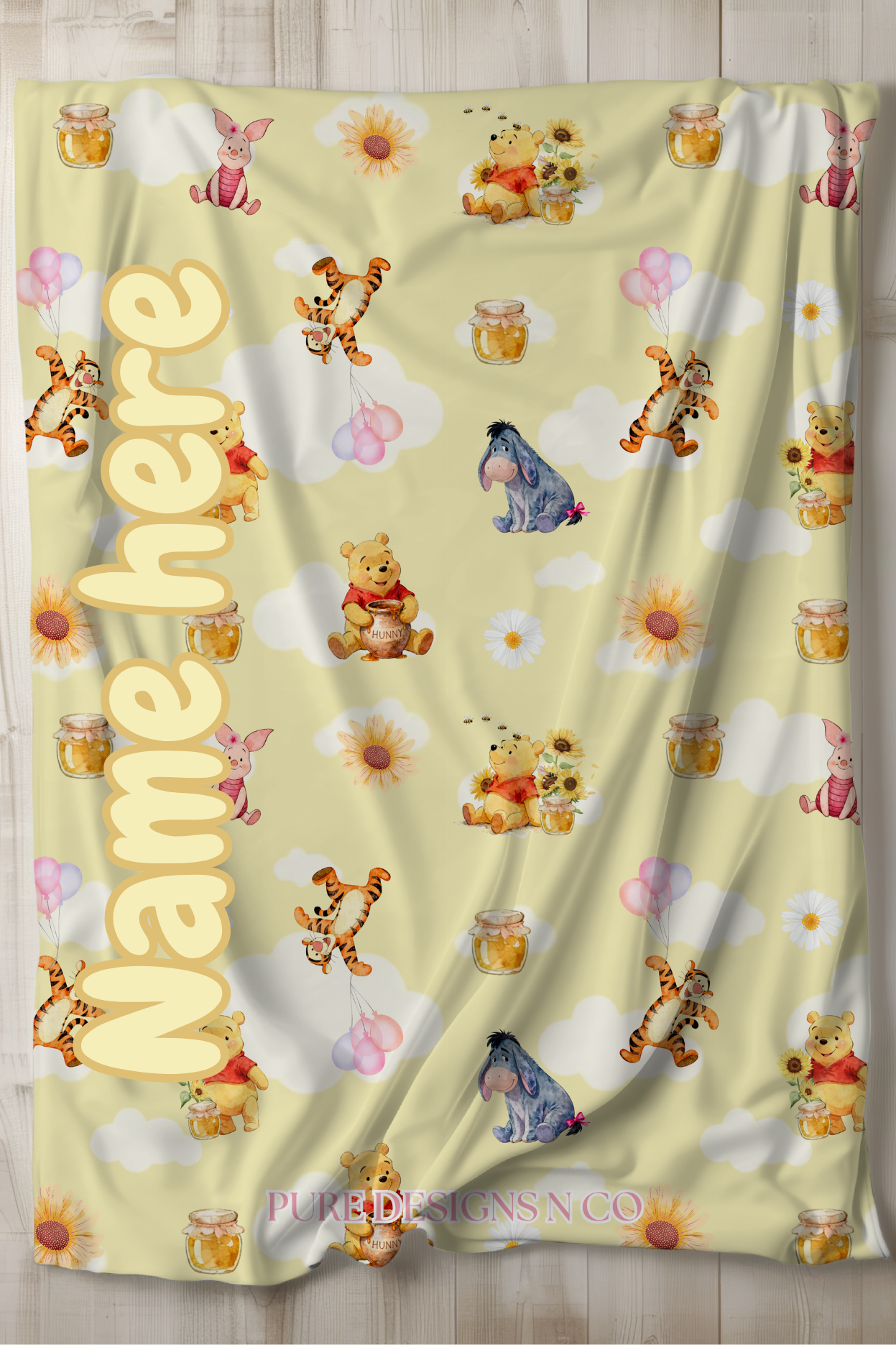 PRE ORDER - LARGE HONEY CLOUDS BLANKET