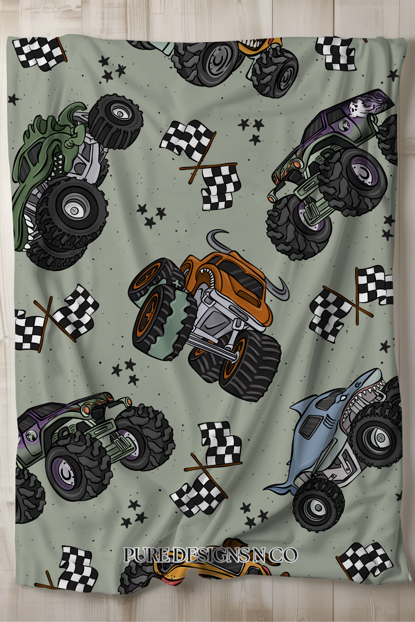 PRE ORDER - LARGE TRUCKS BLANKET