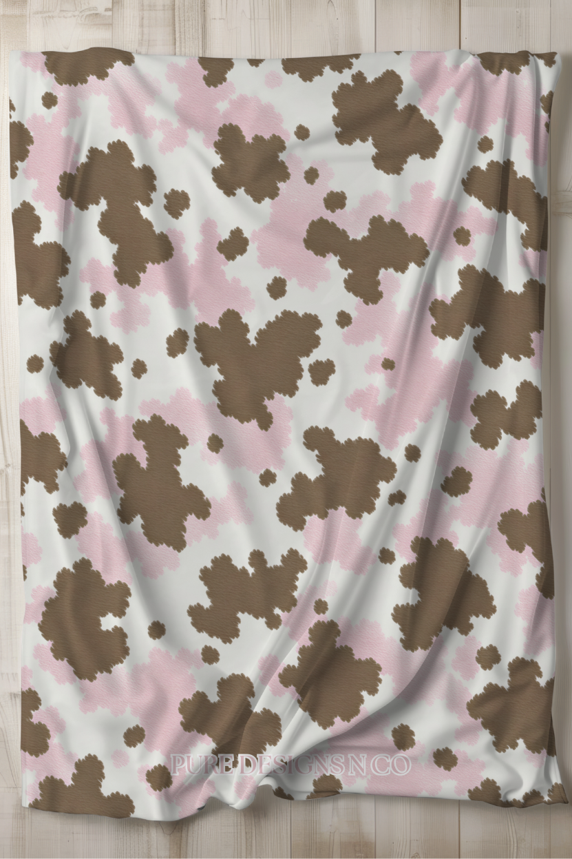 READY TO SHIP - LARGE LITTLE MOO BLANKET