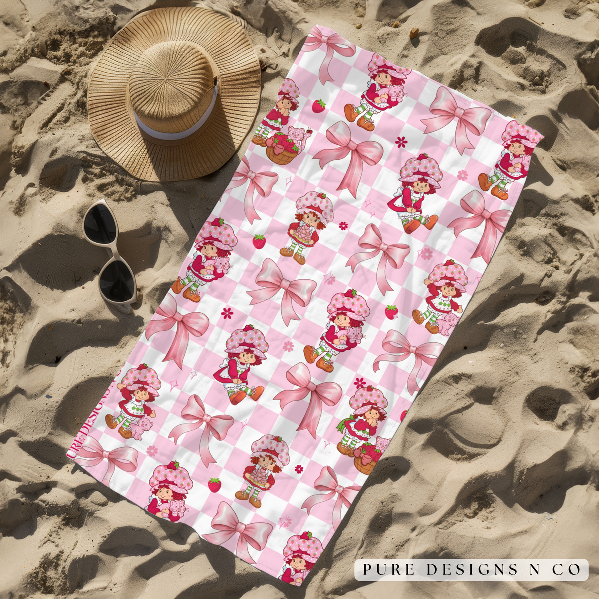 PRE ORDER - STRAWBERRY TOWEL