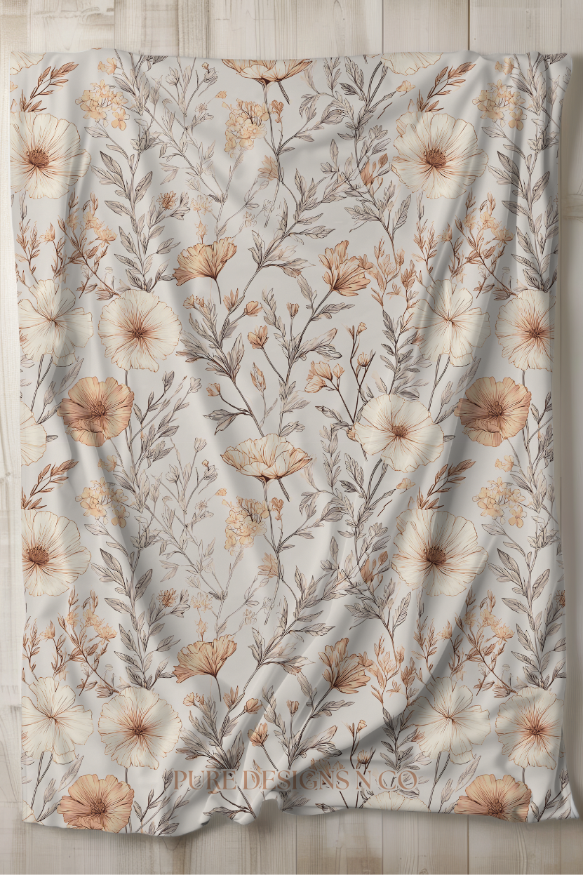 PRE ORDER - FLORAL BLANKET