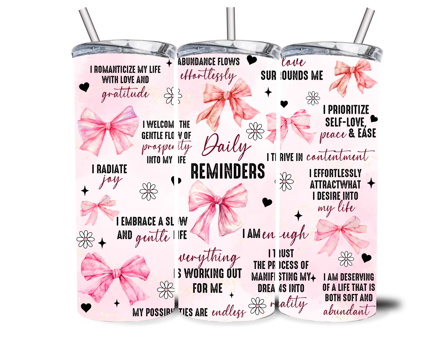 DAILY REMINDERS 20OZ INSULATED TUMBLER