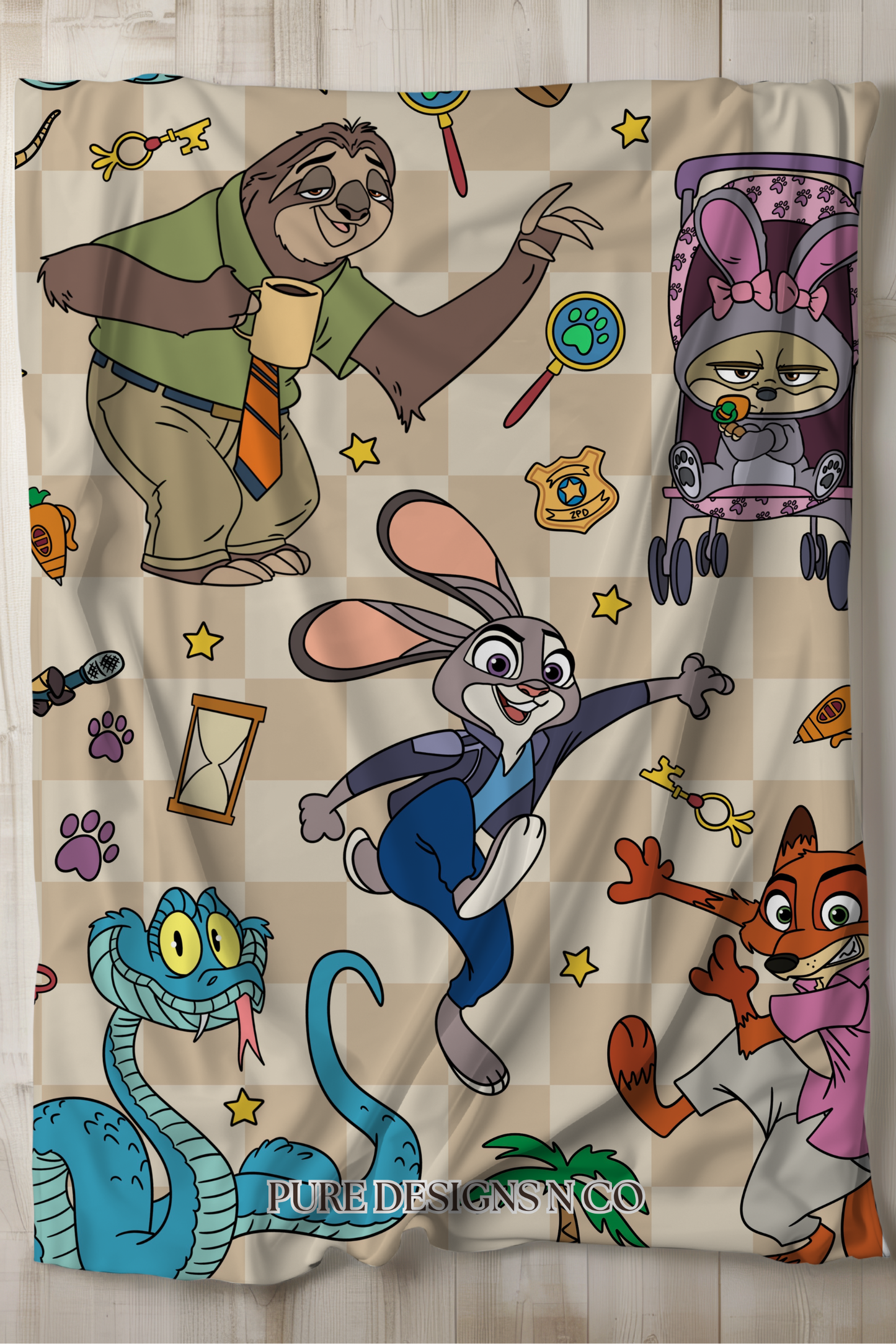 PRE ORDER - LARGE ZOOTOPIA BLANKET