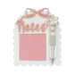 PERSONALISED STICKY NOTE HOLDER WITH PEN HOLDER