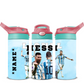 PERSONALISED SOCCER 12OZ INSULATED DRINK BOTTLE