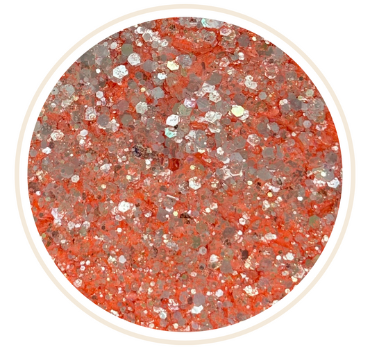 ORANGE DIAMOND GLITTER