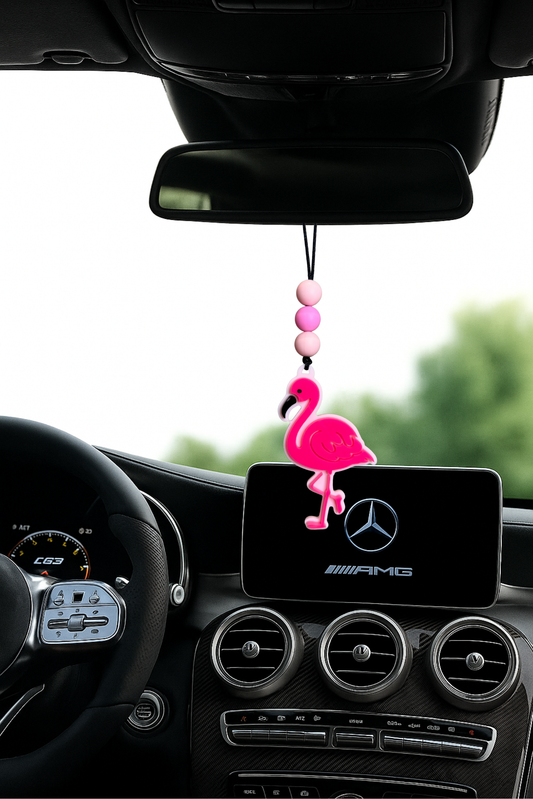 FLAMINGO CAR CHARM