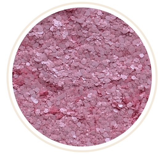 MATTE PINK #2 GLITTER