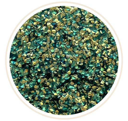 EMERALD GREEN BUBBLE GLITTER