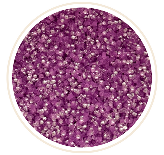 PURPLE 3D BUBBLE GLITTER