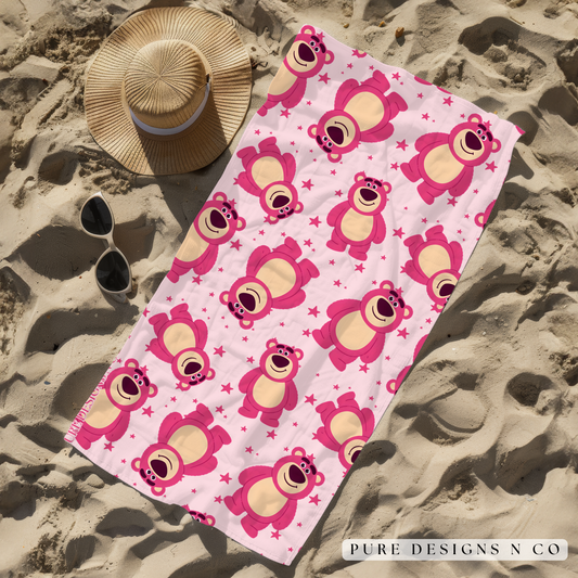 PRE ORDER - STRAWBERRY BEAR TOWEL