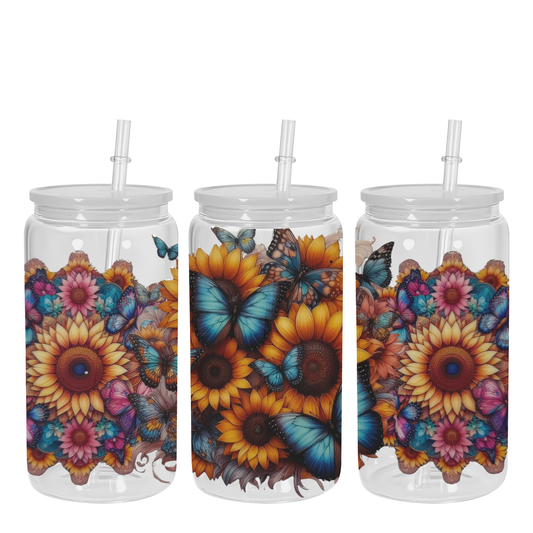 FLOWERS + BUTTERFLY 16