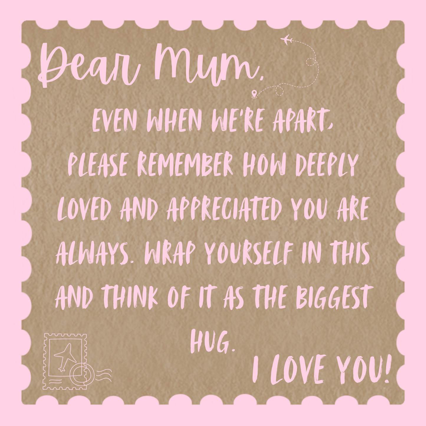 PRE ORDER - LARGE EXCLUSIVE CUSTOM MOTHERS DAY BLANKETS