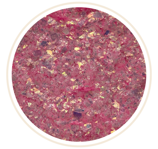 LIGHT PINK FLUFFY GLITTER