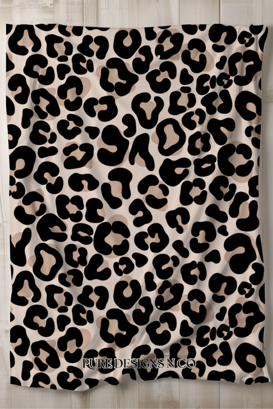 PRE ORDER - LARGE LEOPARD BLANKET