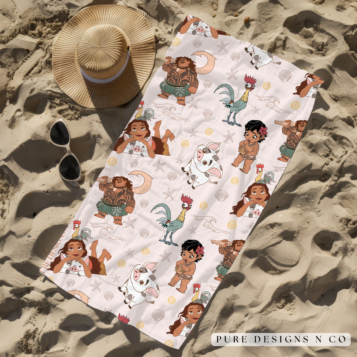 READY TO SHIP - MOANA BEACH TOWEL