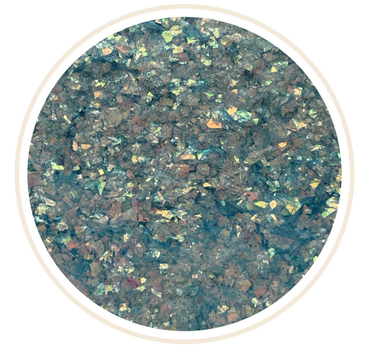 LIGHT BLUE FLUFFY GLITTER