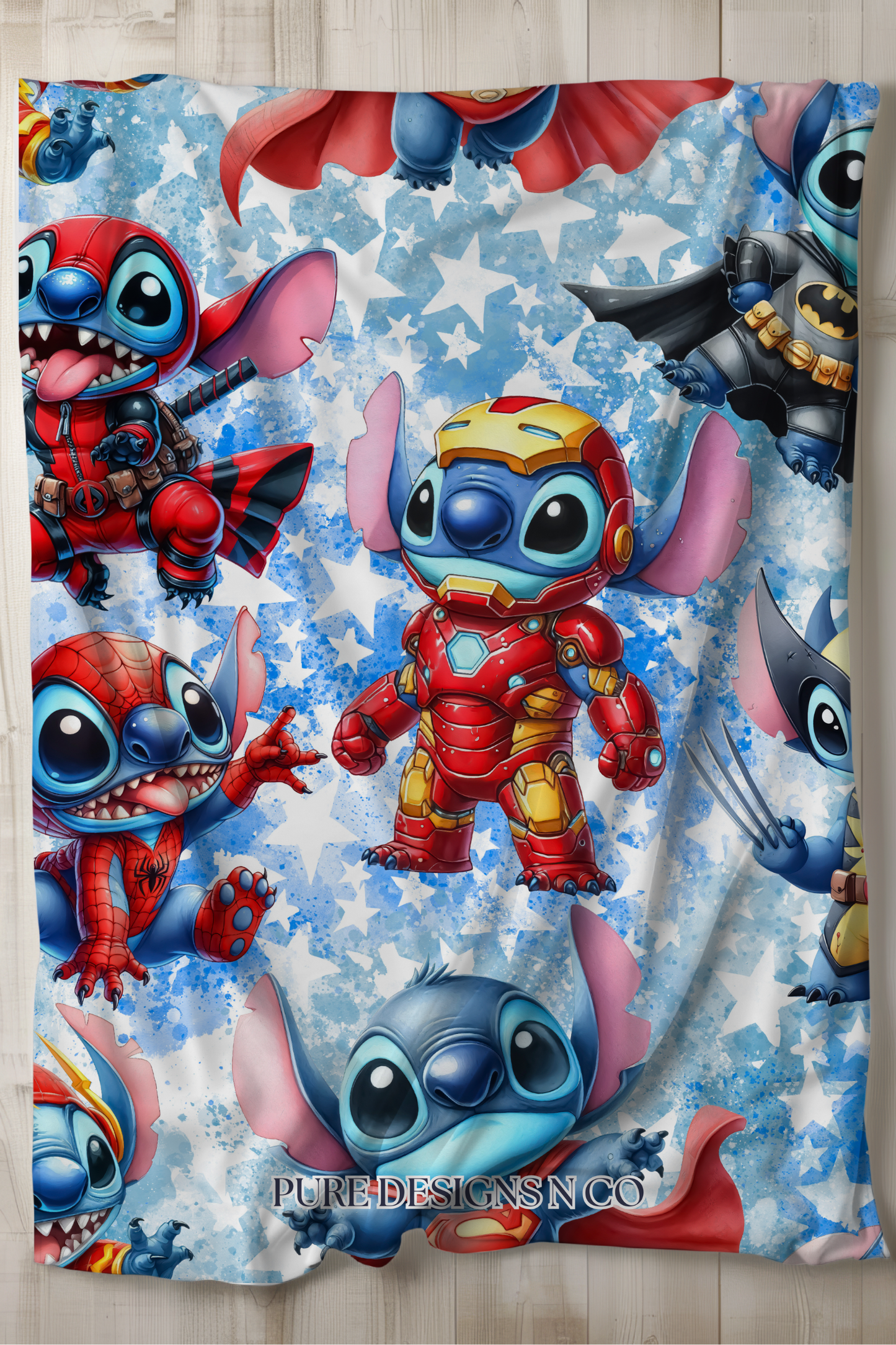 PRE ORDER - LARGE BLUE MAN BLANKET