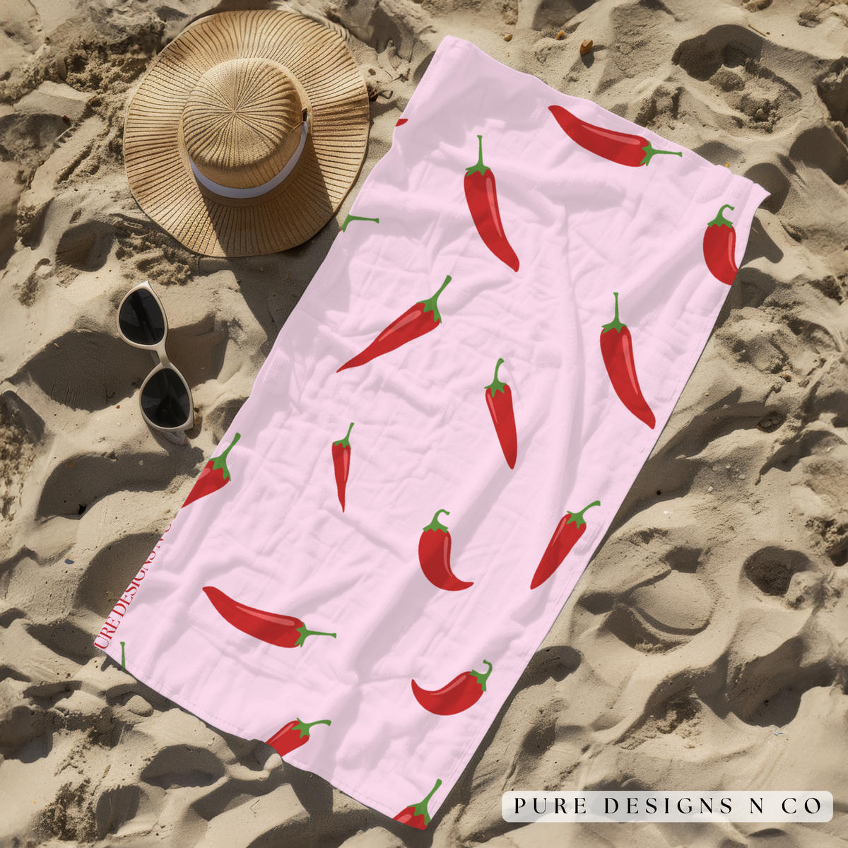 PRE ORDER - PINK CHILLI TOWEL