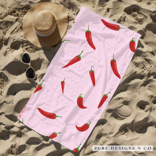 PRE ORDER - PINK CHILLI TOWEL