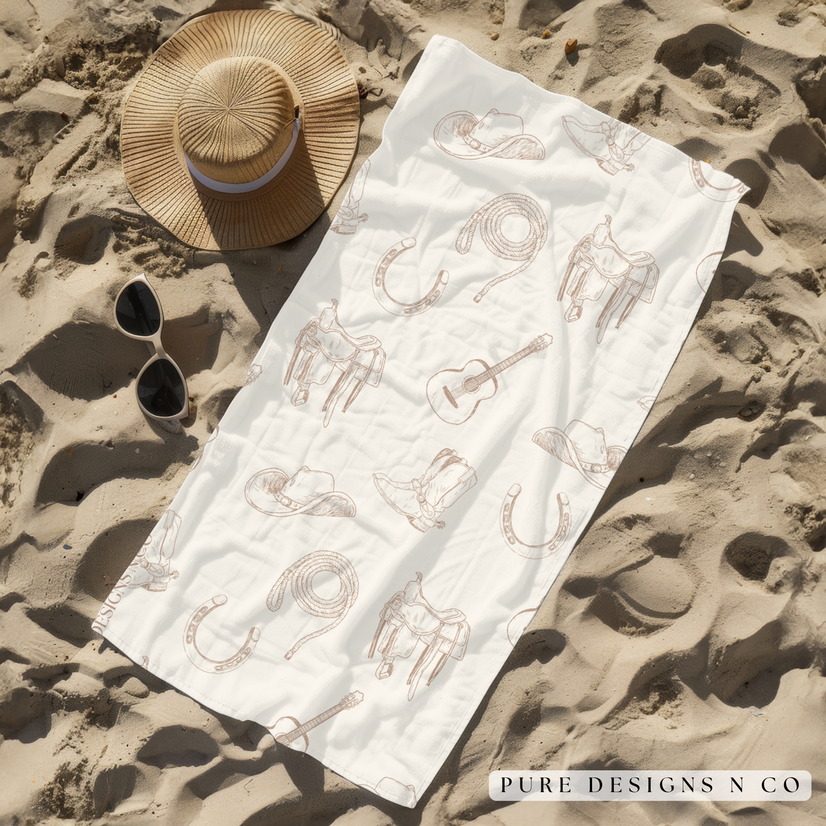 PRE ORDER -  BEIGE COUNTRY TOWEL