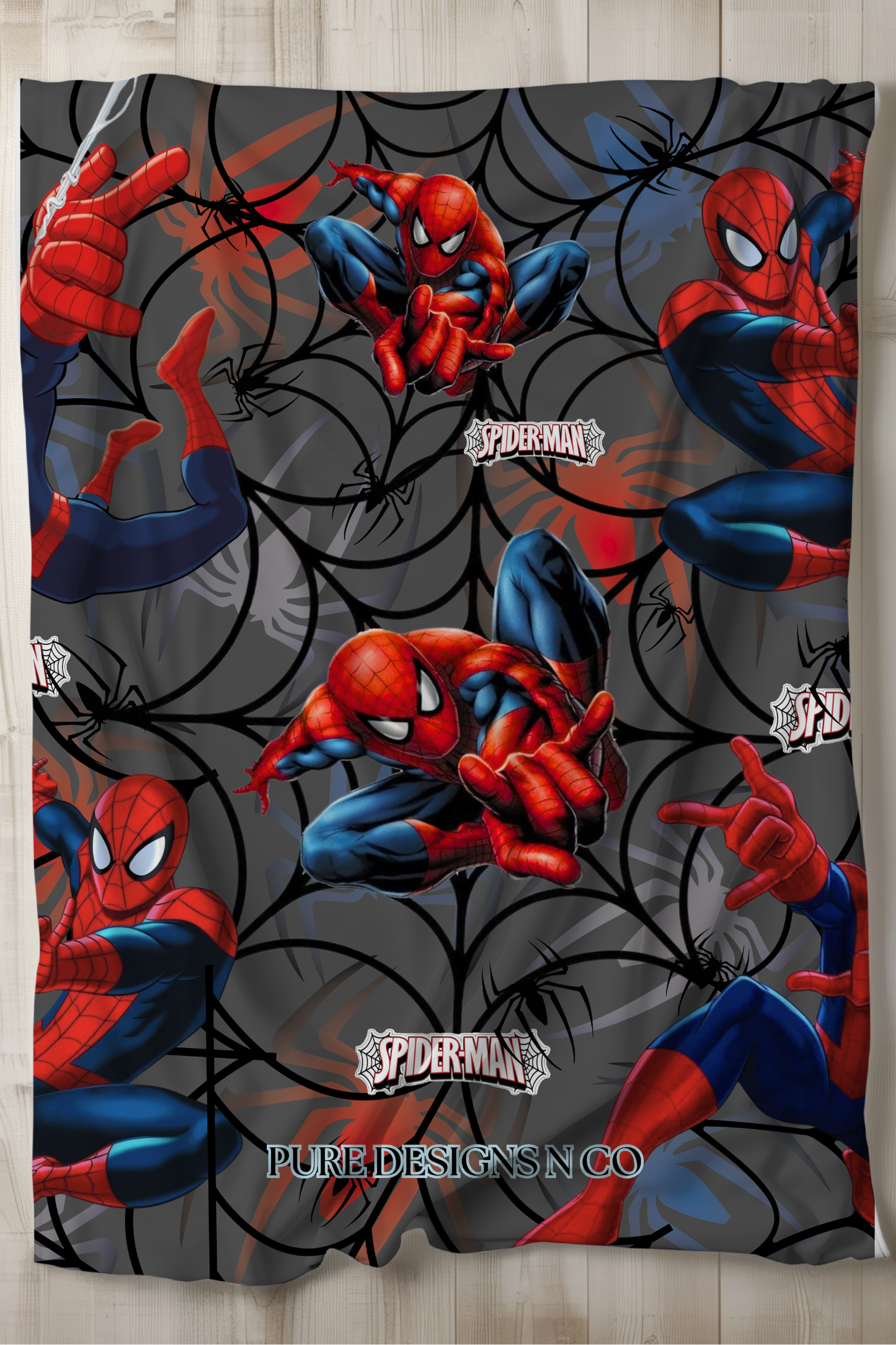 PRE ORDER - LARGE SPIDER MAN BLANKET