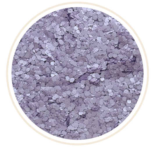 MATTE LIGHT PURPLE GLITTER