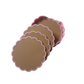 SCALLOPED DRINK COASTER SET (SET OF 4)
