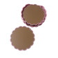 SCALLOPED DRINK COASTER SET (SET OF 4)