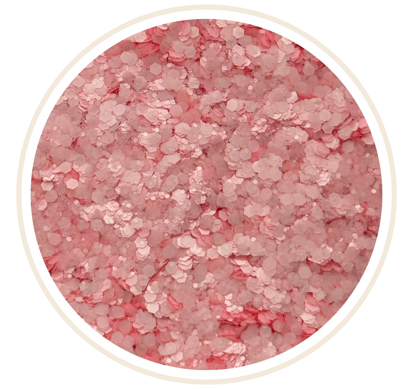 MATTE PINK #1 GLITTER