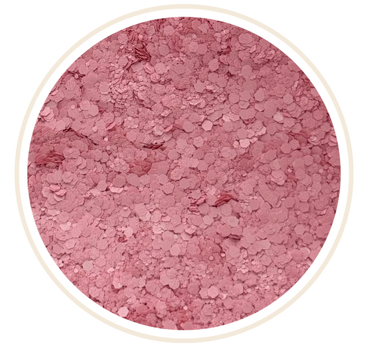 MATTE PINK #3 GLITTER