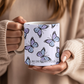 PURPLE BUTTERFLIES MUG (15OZ)