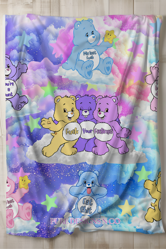 PRE ORDER - LARGE SWEAR BEAR BLANKET