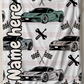 PRE ORDER - LARGE RACE CAR BLANKET