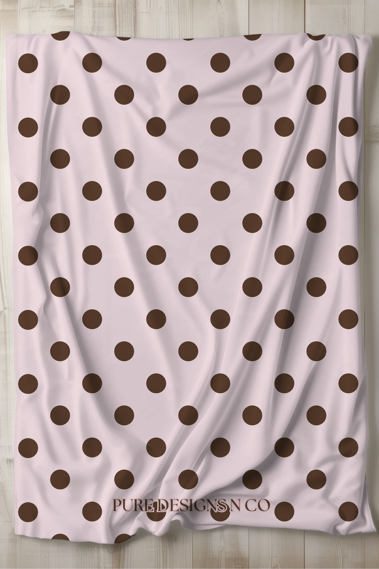 PRE ORDER - PINK POLKA DOT BLANKET