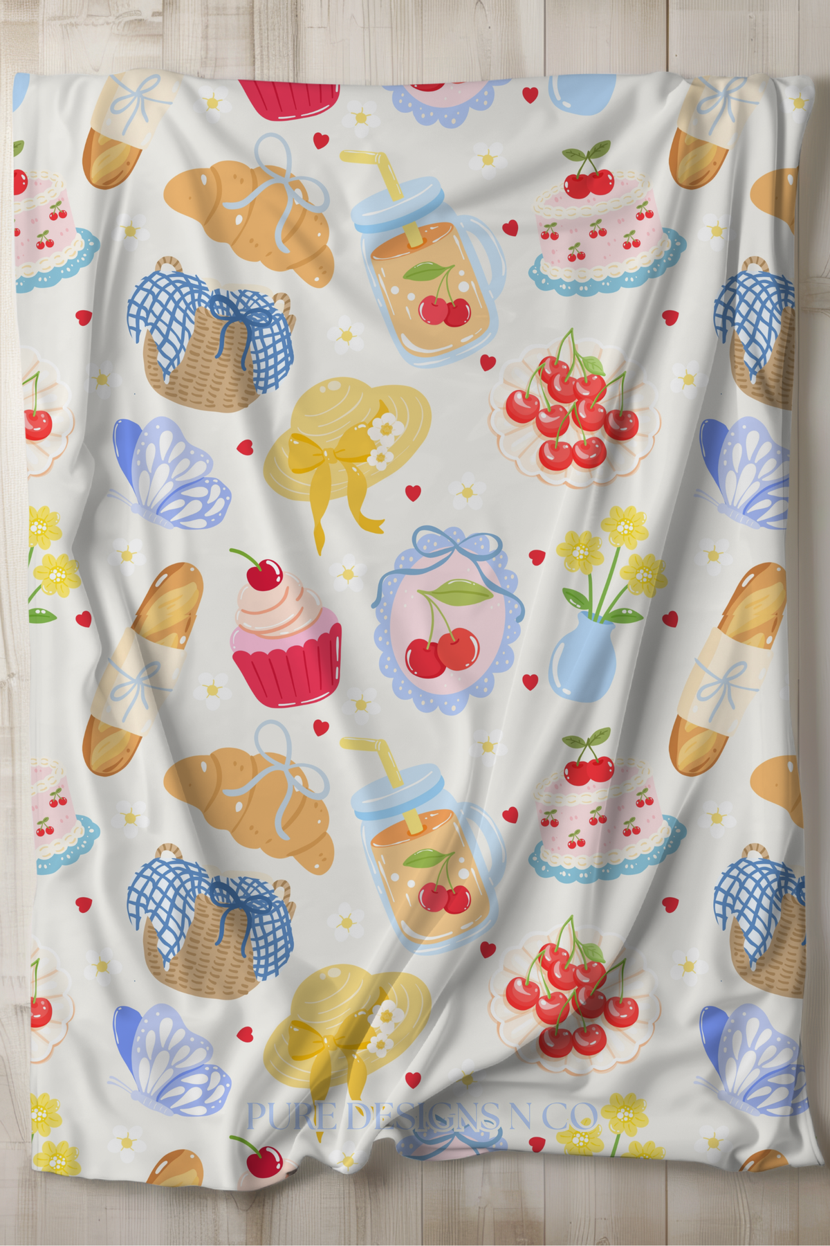PRE ORDER - LARGE GIRLY PICNIC BLANKET