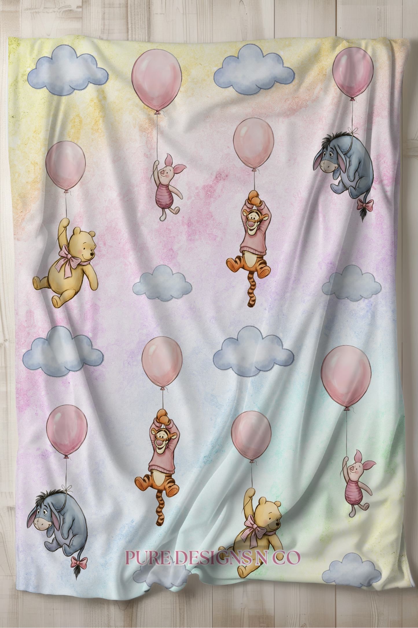 PRE ORDER - COLOURFUL BALLOON BLANKET