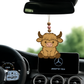 HIGHLAND COW CAR CHARM