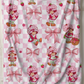 READY TO SHIP - LARGE STRAWBERRY BLANKET