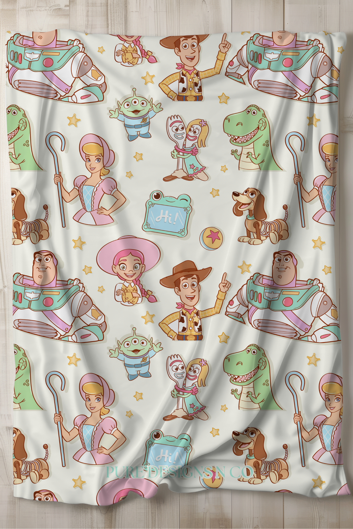 READY TO SHIP - LARGE T STORY BLANKET