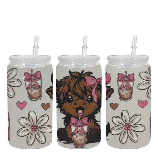 HIGHLAND COW DECAL 4