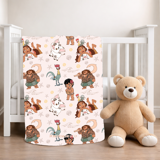 PRE ORDER - BABY MOANA BLANKET