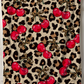 PRE ORDER - LARGE EXCLUSIVE LEOPARD CHERRY BLANKET