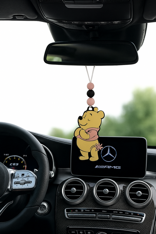 HONEY BEAR CAR CHARM